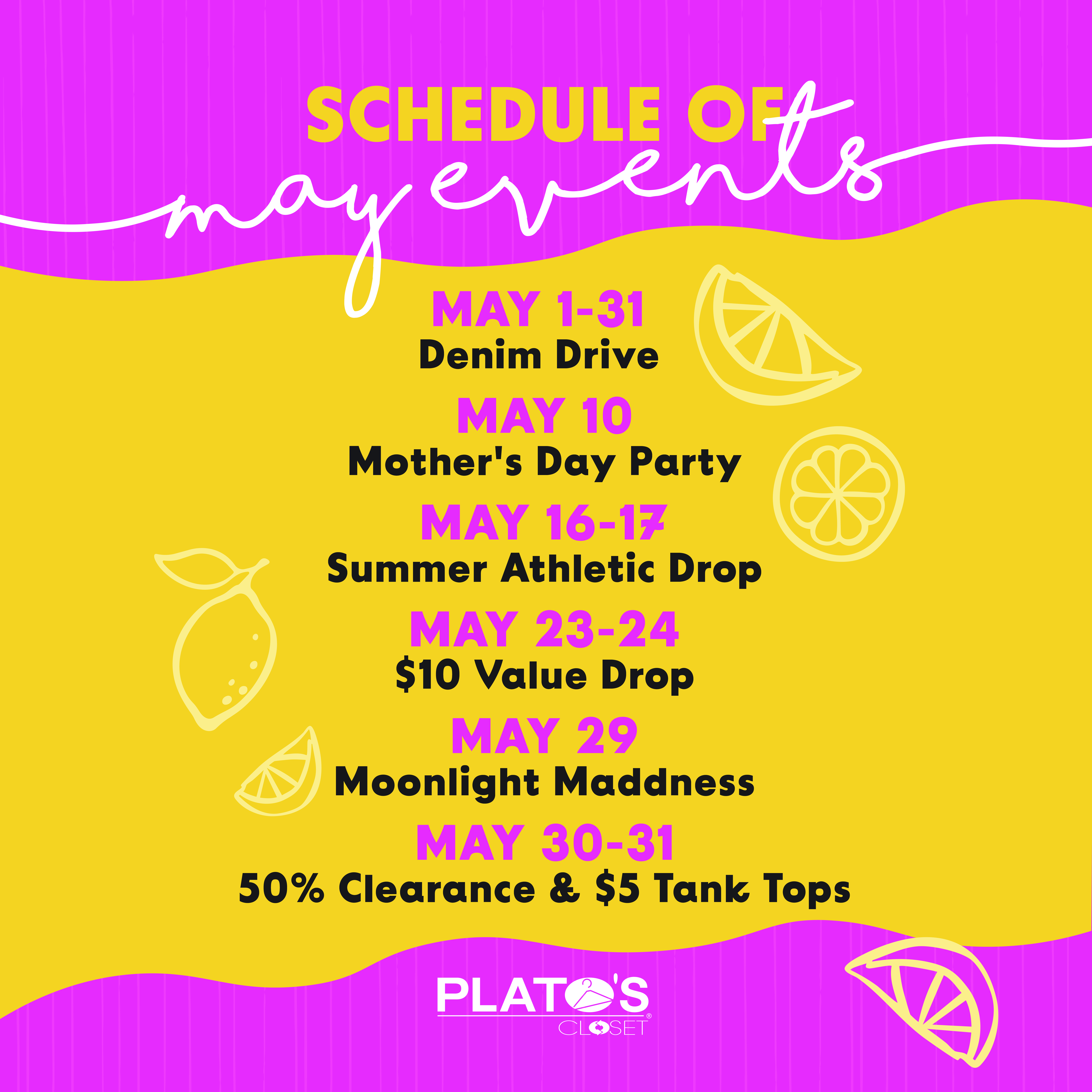 What's Happening in May